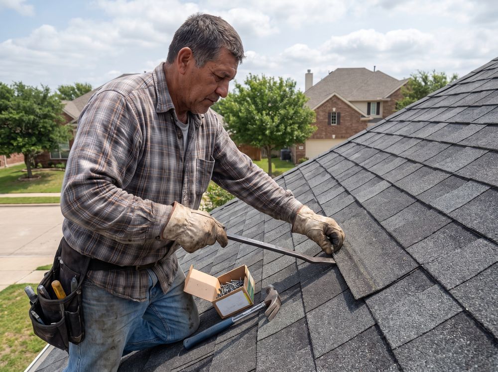 Wind-Damaged Shingle Replacement in Katy, TX